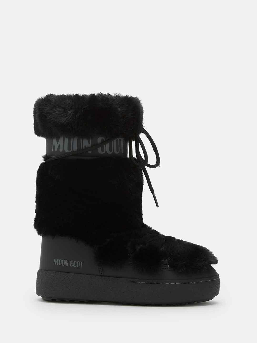 Moon Boot Ltrack High Faux-Fur stivale nero 2450210 NERO MOON BOOT 