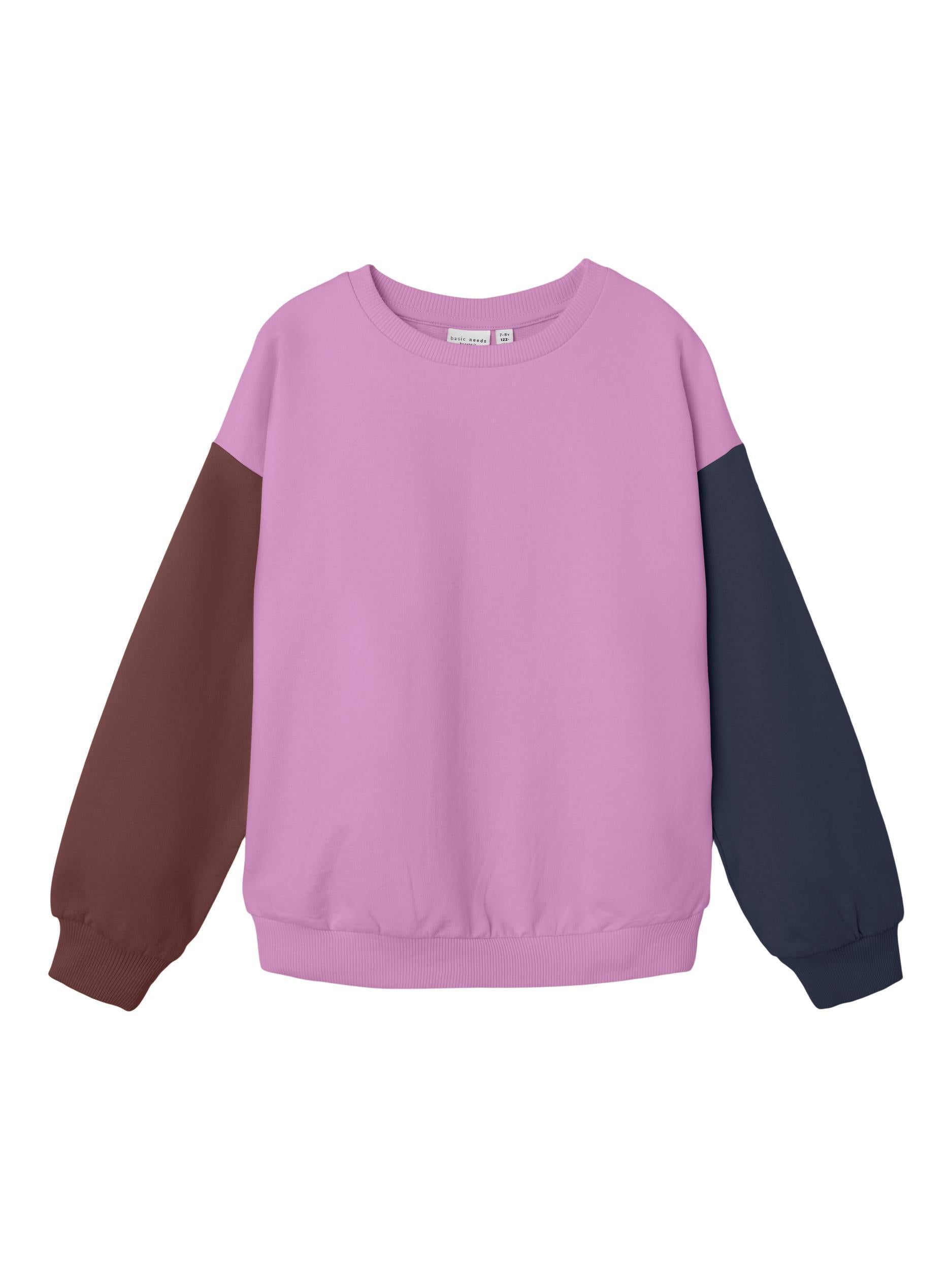 Name It felpa kids lilla color block 13218939 LILLA NAME IT 