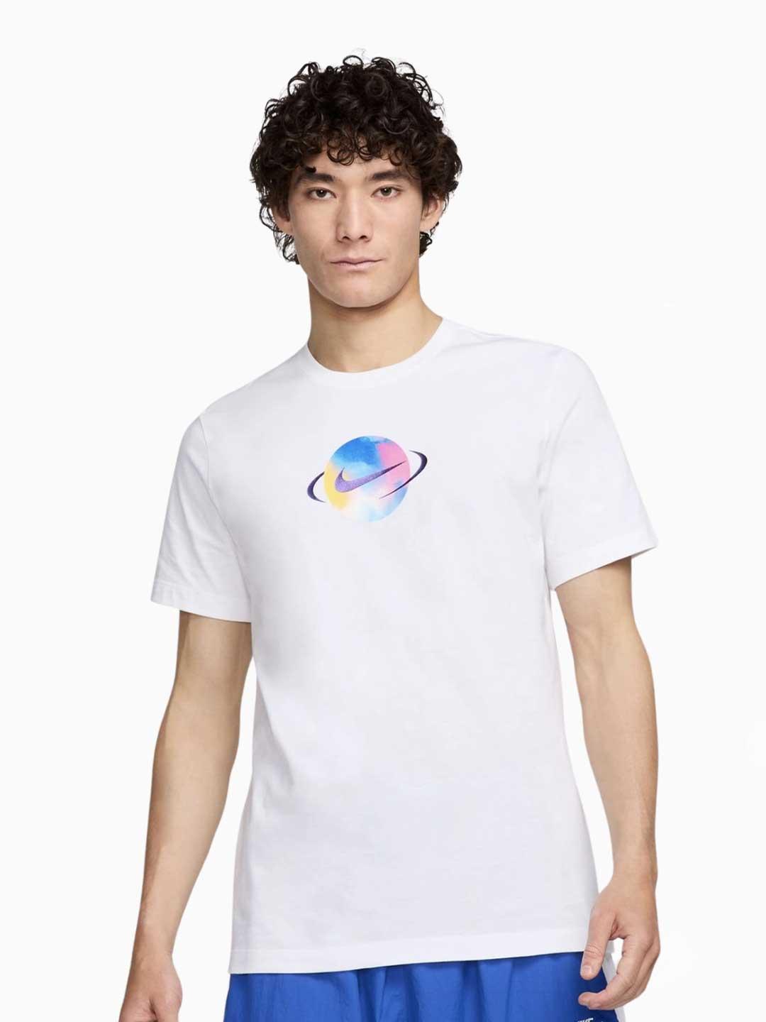 Nike t-shirt bianca con logo multicolor HV9910-100 BIANCO NIKE 
