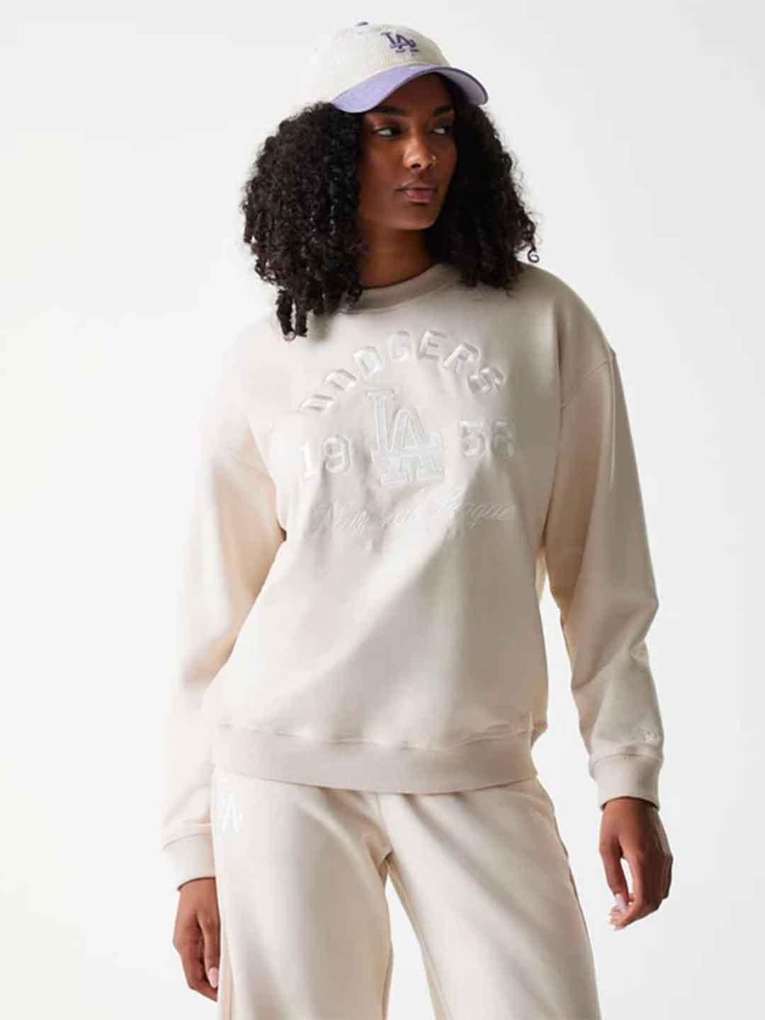 New Era felpa panna LA over 60684433 PANNA NEW ERA 