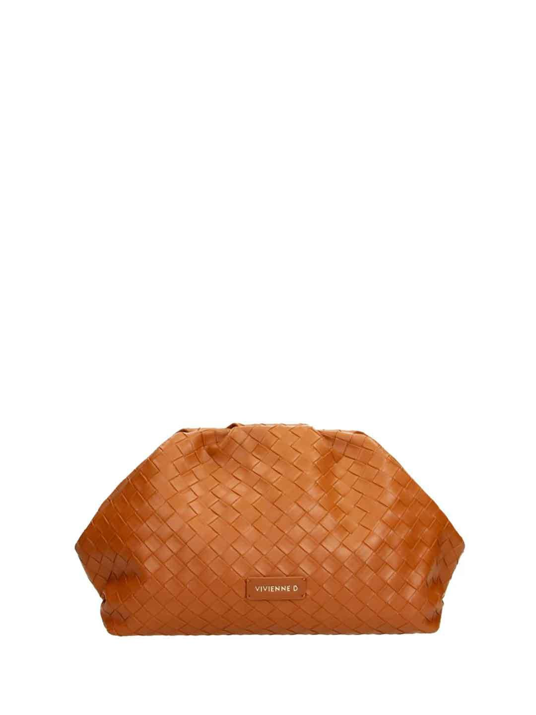 Vivienne D Maxi Pochette Twist borsa cuoio VTW234 CUOIO VIVIENNE D 