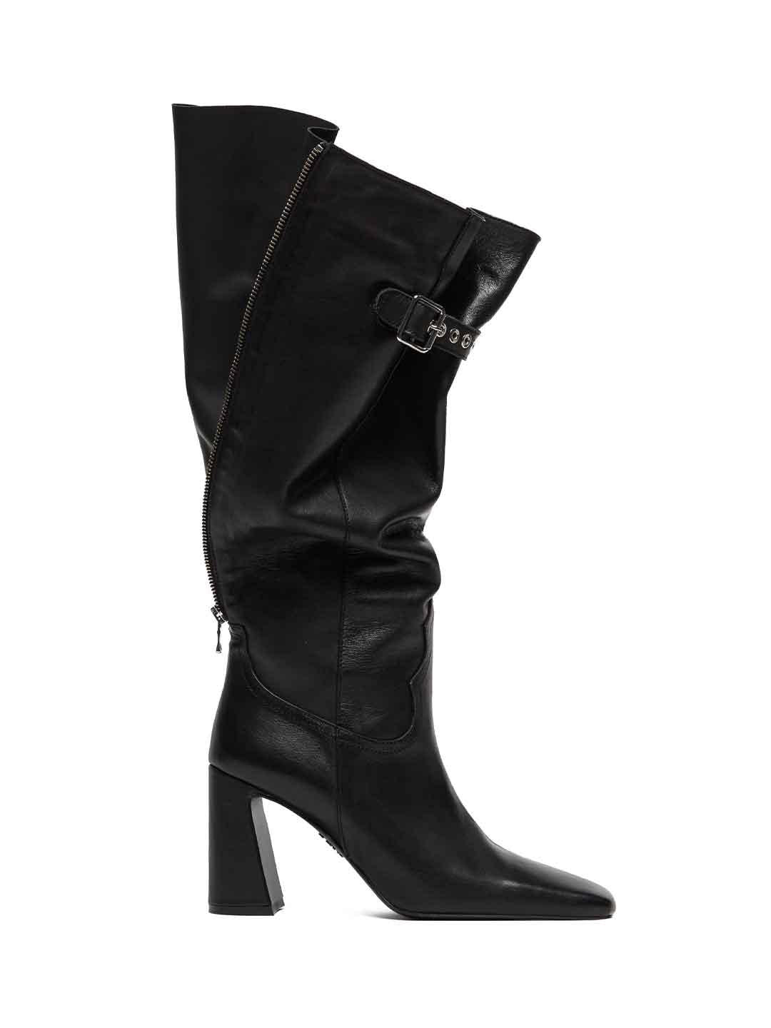 Aniye By Lily Corsair stivali nero in pelle I5A 1A1239 NERO ANIYE BY 