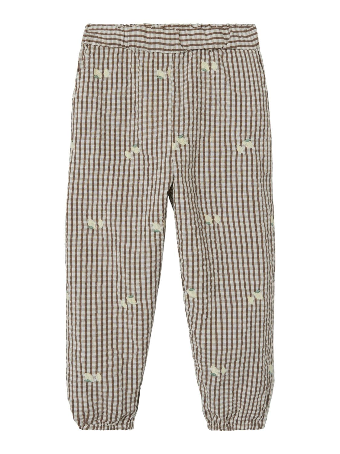 Name it pantaloni kids a fantasia a quadri e ricami 13227288 FANTASIA NAME IT 