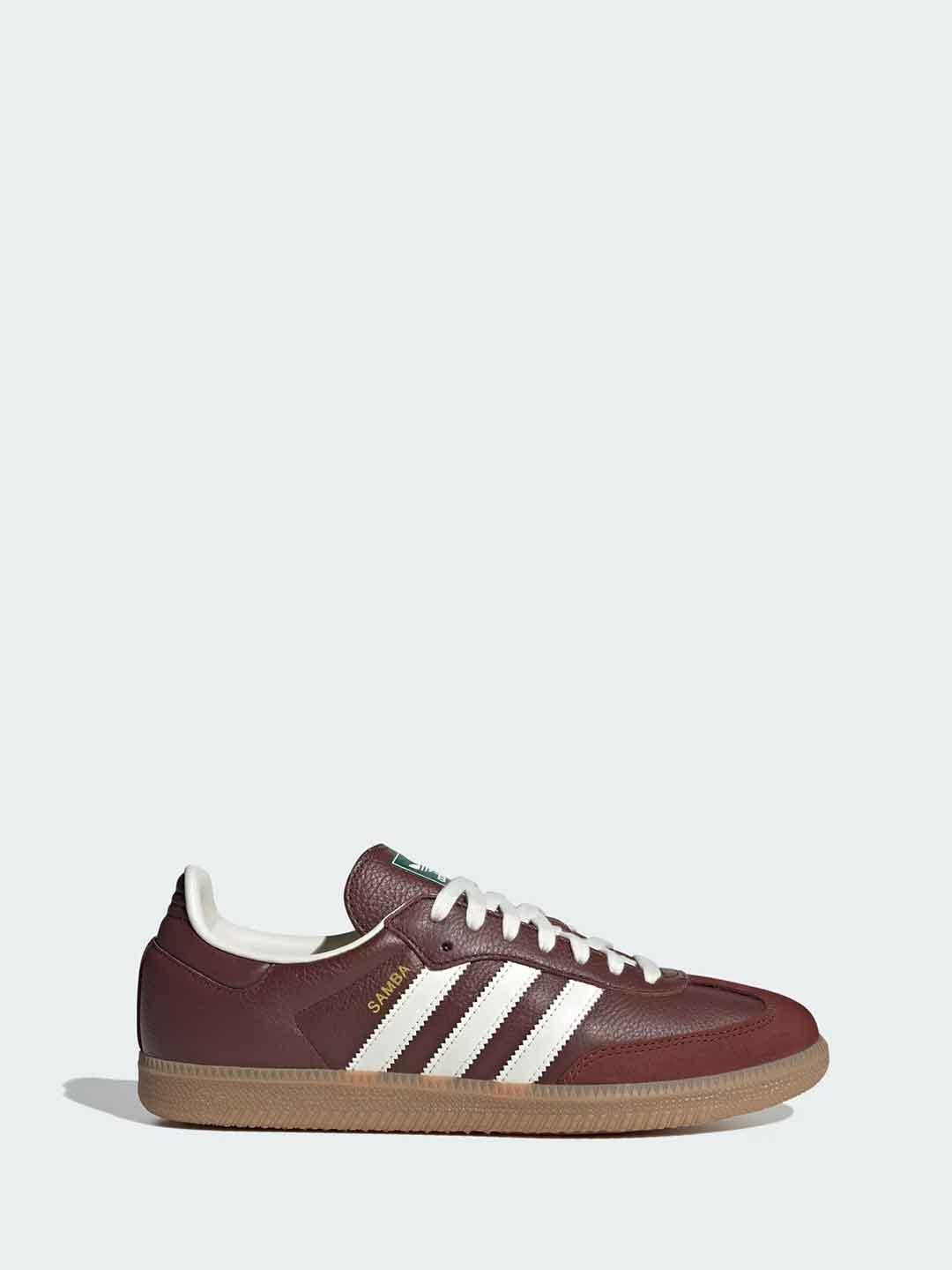 Adidas Samba OG sneakers bordeaux in pelle JR0892 BORDEAUX ADIDAS 