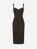 Silence Perfect abito nero a tubino