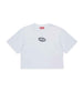 Diesel Tixan t-shirt bianco crop