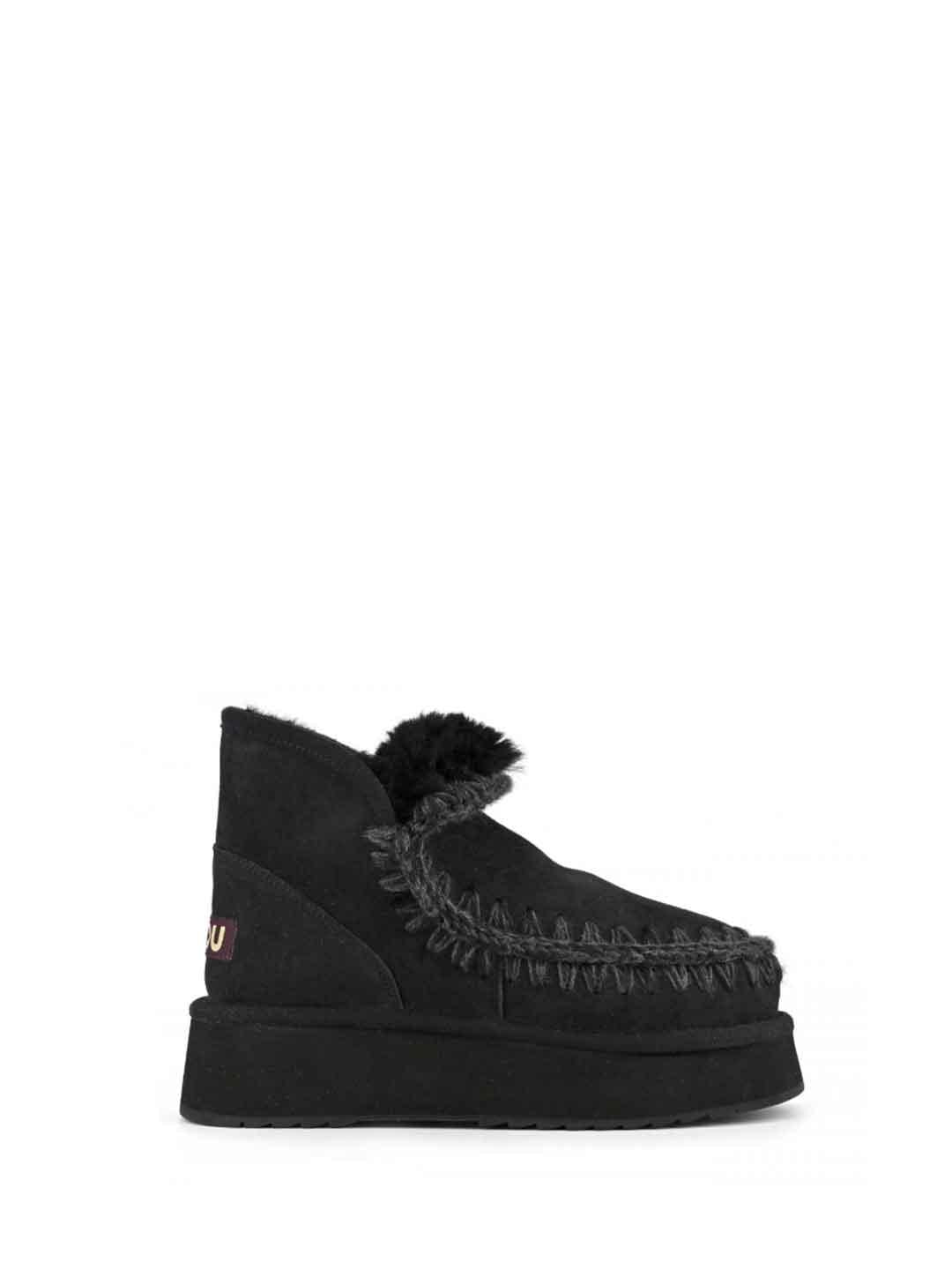 Mou Mini Eskimo stivali nero platform FW681000A NERO MOU 