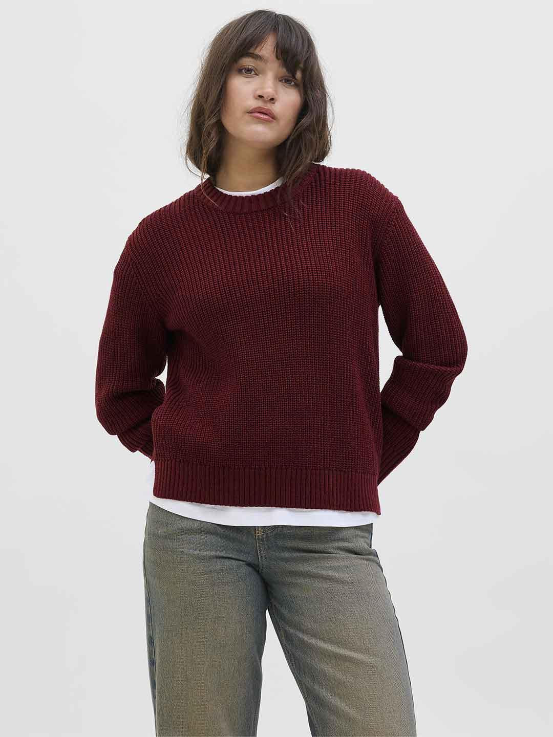 JJXX Global maglione bordeaux 12288012 BORDEAUX JJXX 