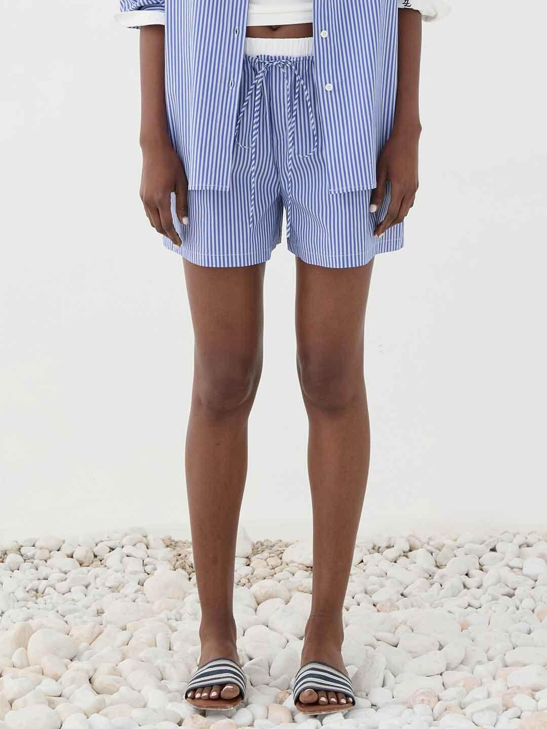 Eleh shorts blu a righe SS260035 BLU ELEH 