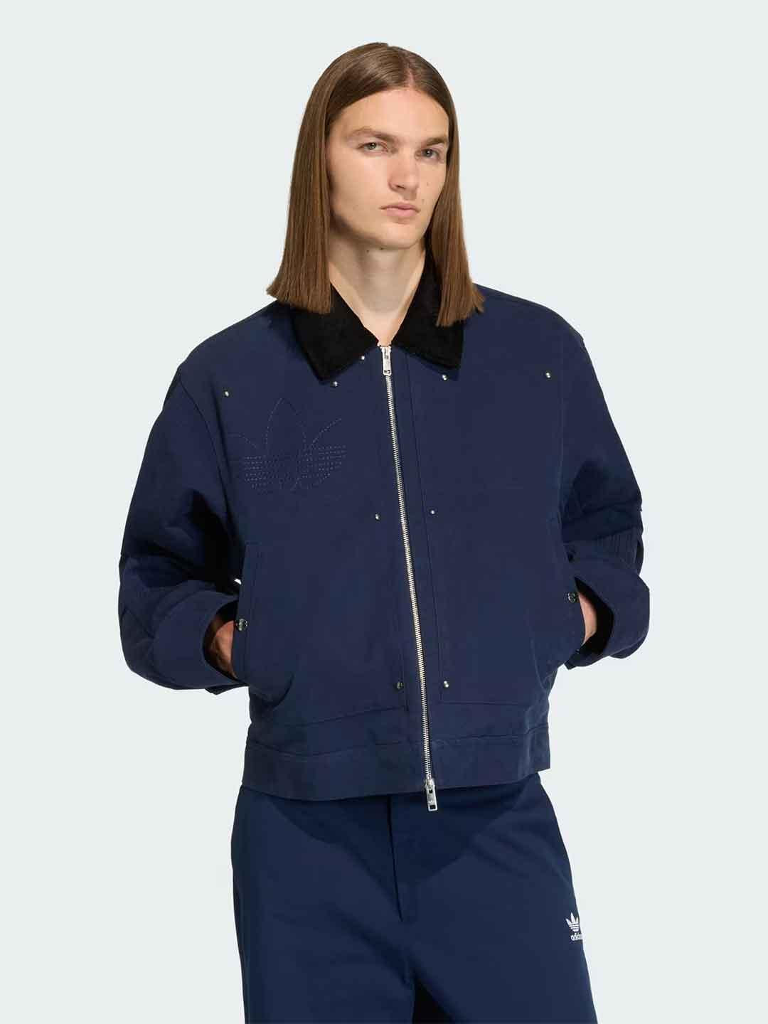 Adidas Premium Essential giubbino blu KD6569 BLU ADIDAS 