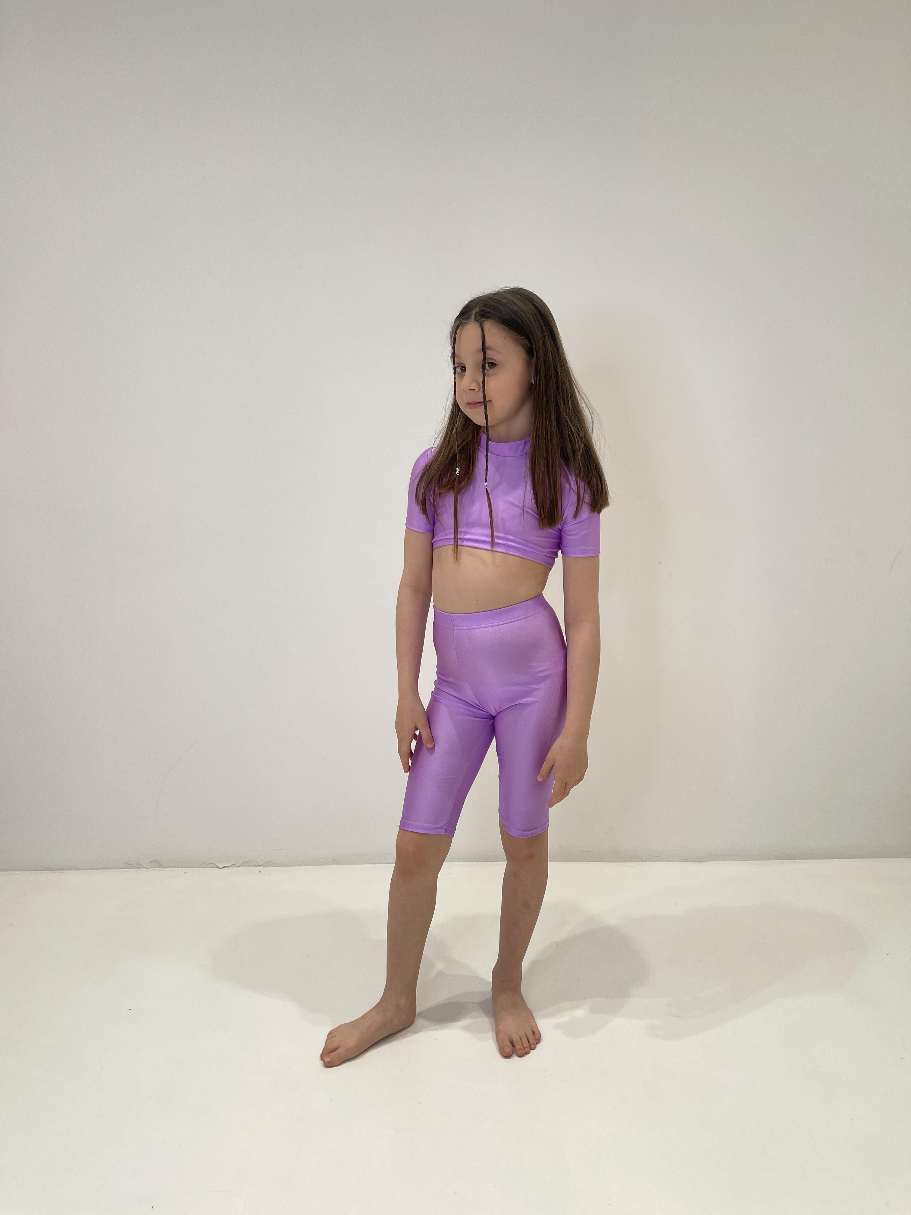 Island Coco leggings kids lilla ciclista AB-ICJ10 LILLA ISLAND COCO 