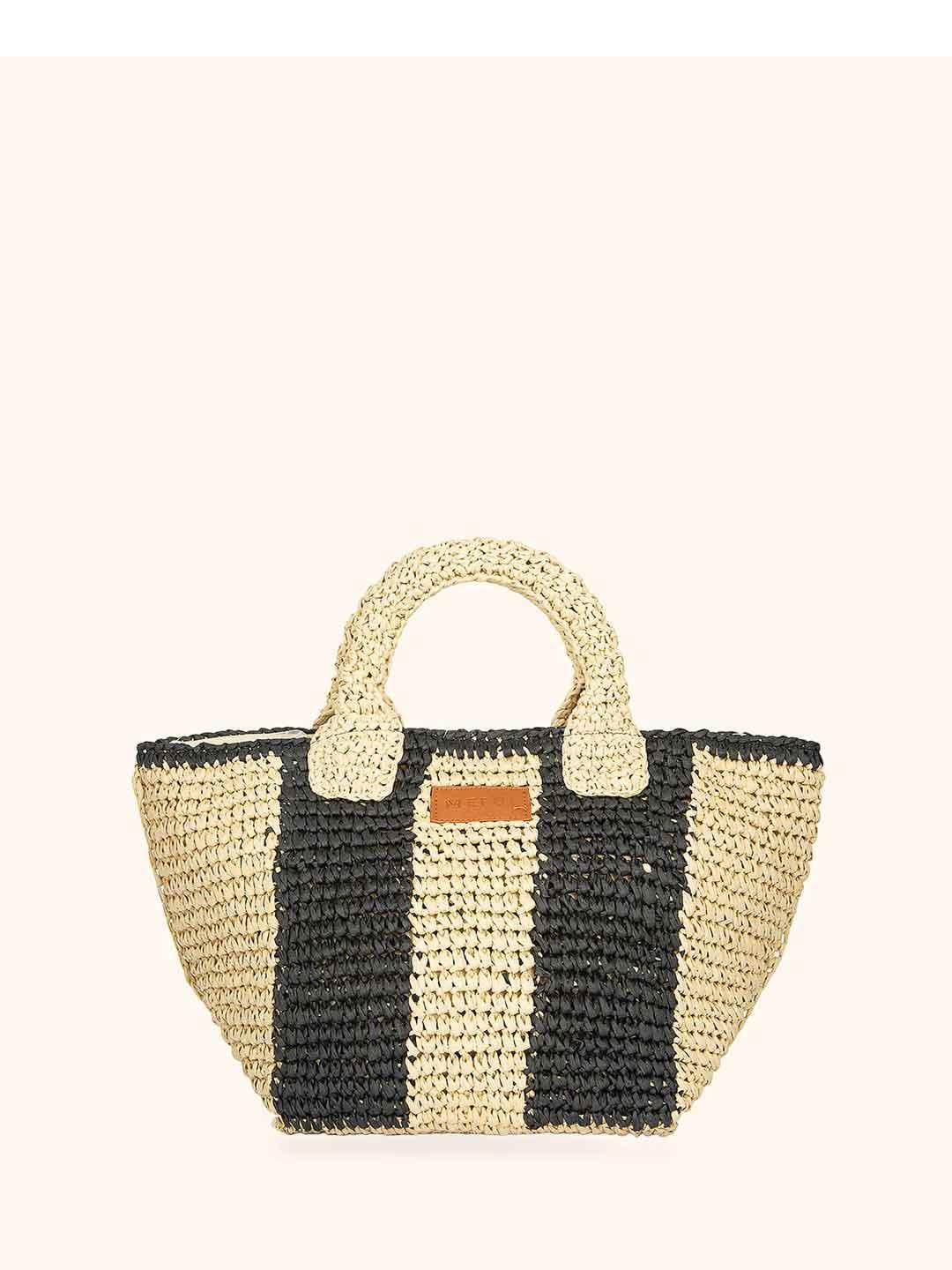 Me Fui borsa beige in rafia MA26-SW0075BG BEIGE ME FUI 
