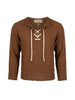 Louis Dieudonne' t-shirt kids tabacco con laccio