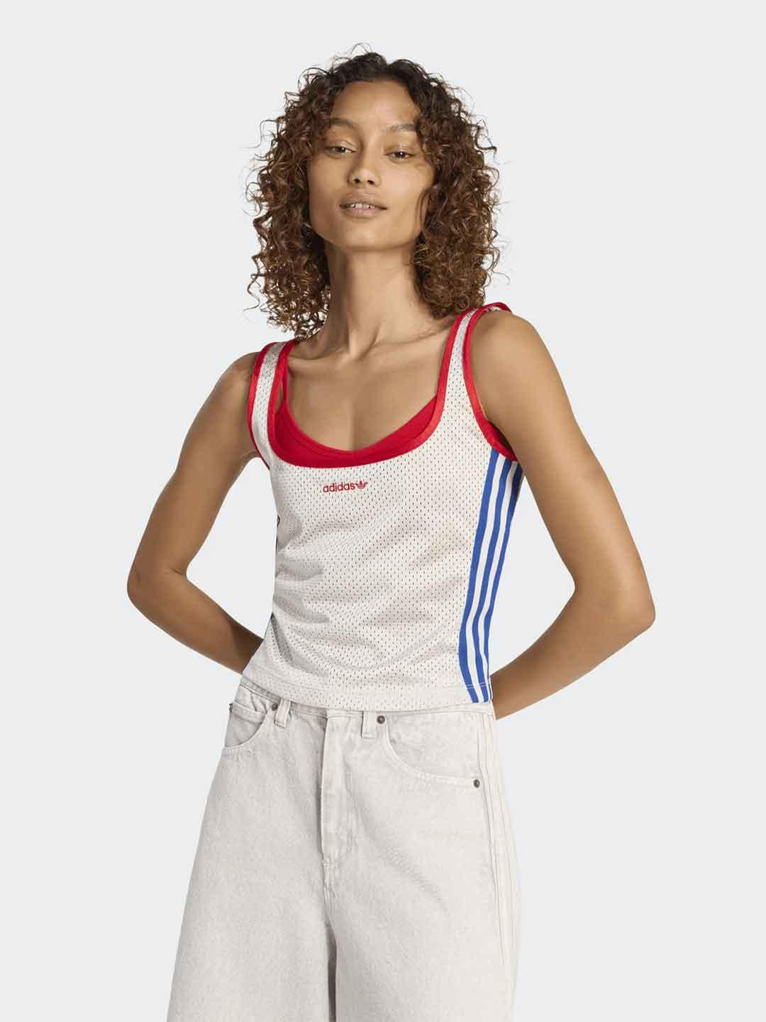 Adidas canotta grigio a rete KE2356 GRIGIO ADIDAS 