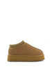 Colors Of California stivali marrone platform con calzino