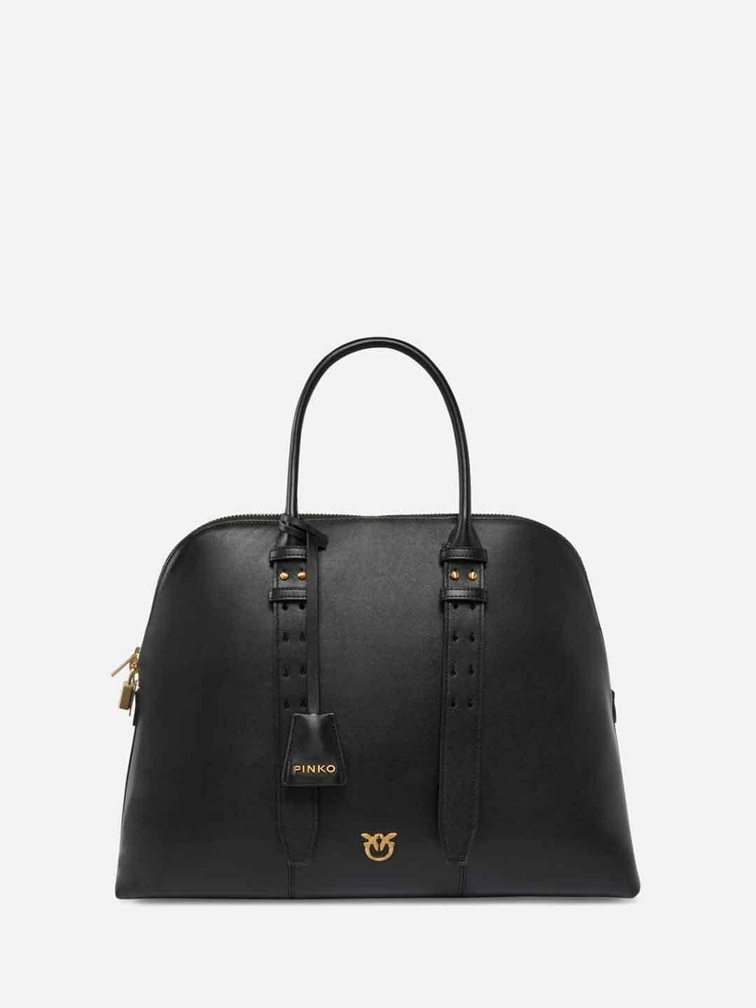 Pinko Bowling Bag Maxi borsa nero 105172 A0QO NERO PINKO 