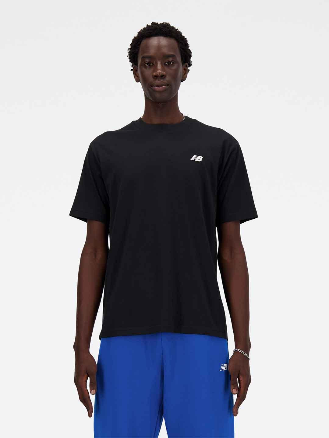 New Balance t-shirt nero con logo MT41509 NERO NEW BALANCE 