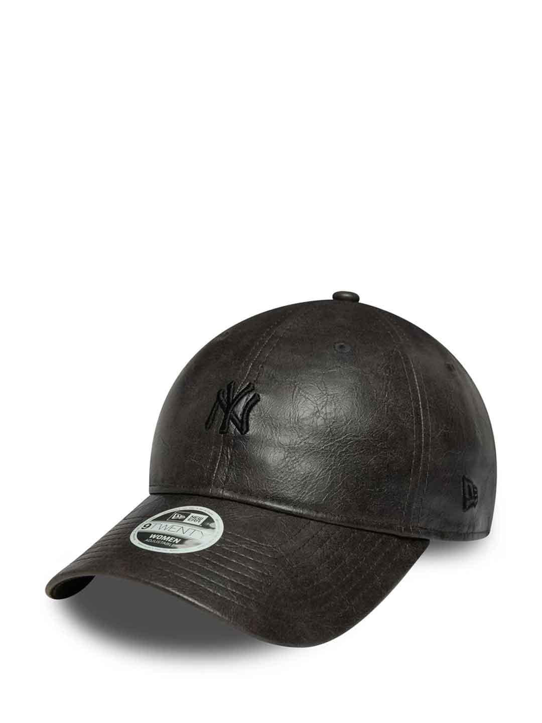 New Era 9TWENTY cappello grigio in pelle 60691332 GRIGIO NEW ERA 