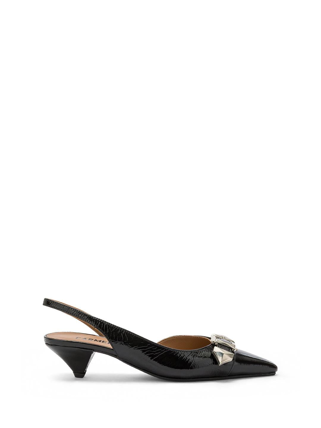 Carmens Demi Side sandali nero lucidi 55071 NERO CARMENS 
