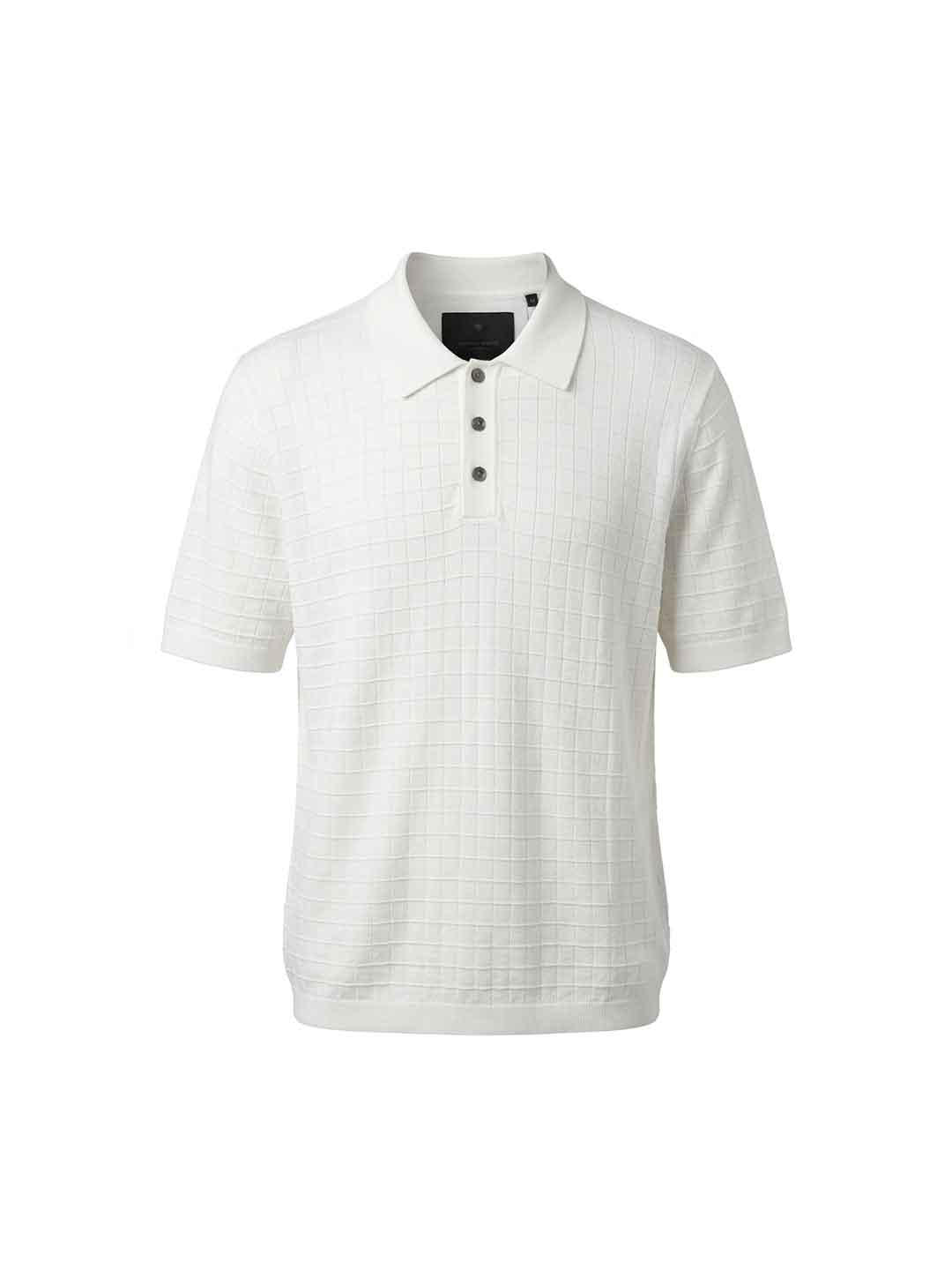 Jack & Jones polo panna a quadri 12291042 PANNA JACK & JONES 