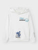 Name It felpa kids bianco con stampe