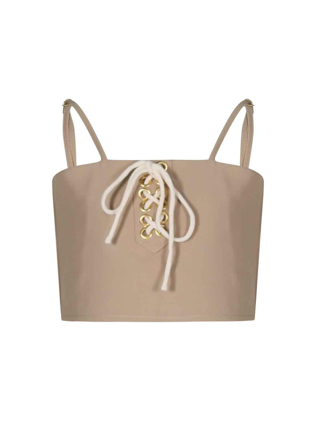 Fun & Fun top kids beige con lacci 8-18 anni FCJTP02938 BEIGE FUN & FUN 