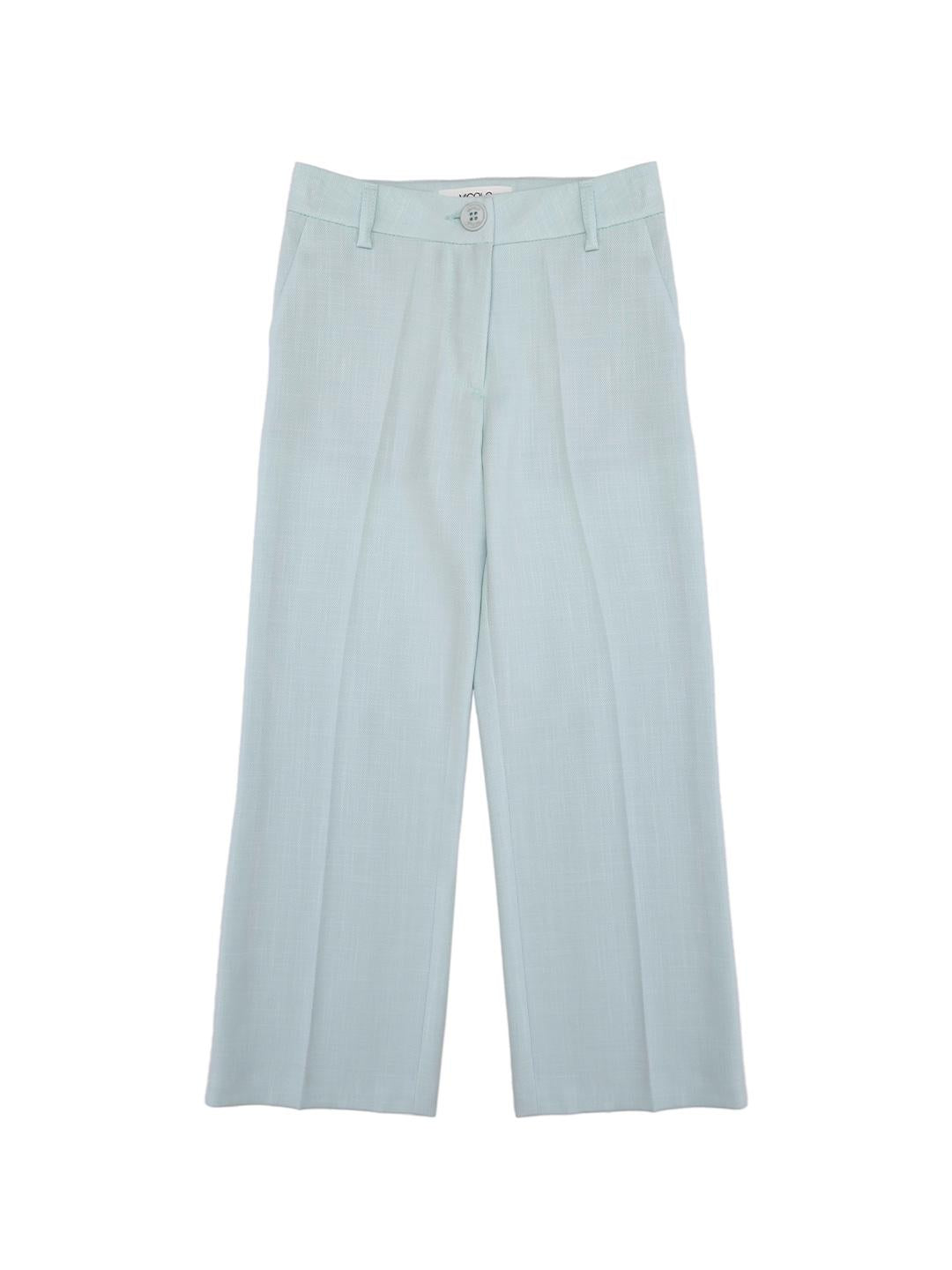 Vicolo pantalone kids verde a palazzo 3145P00050 VERDE VICOLO 