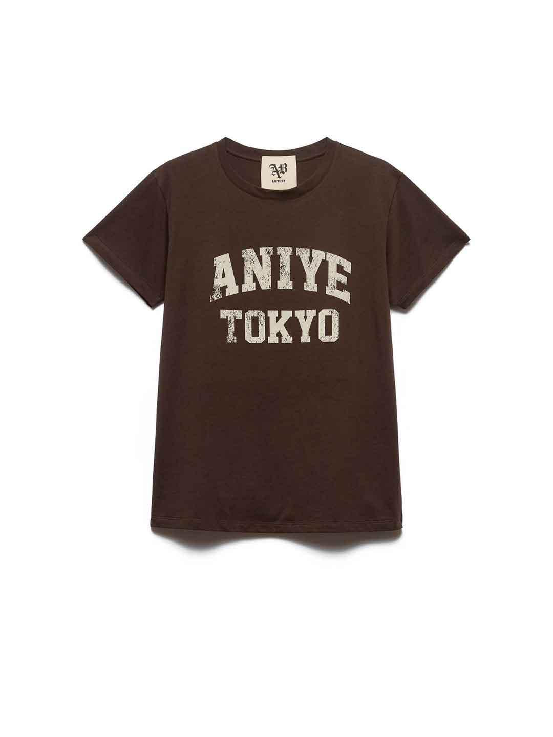 Aniye By Tokyo Urban t-shirt marrone 185299 MARRONE ANIYE BY 