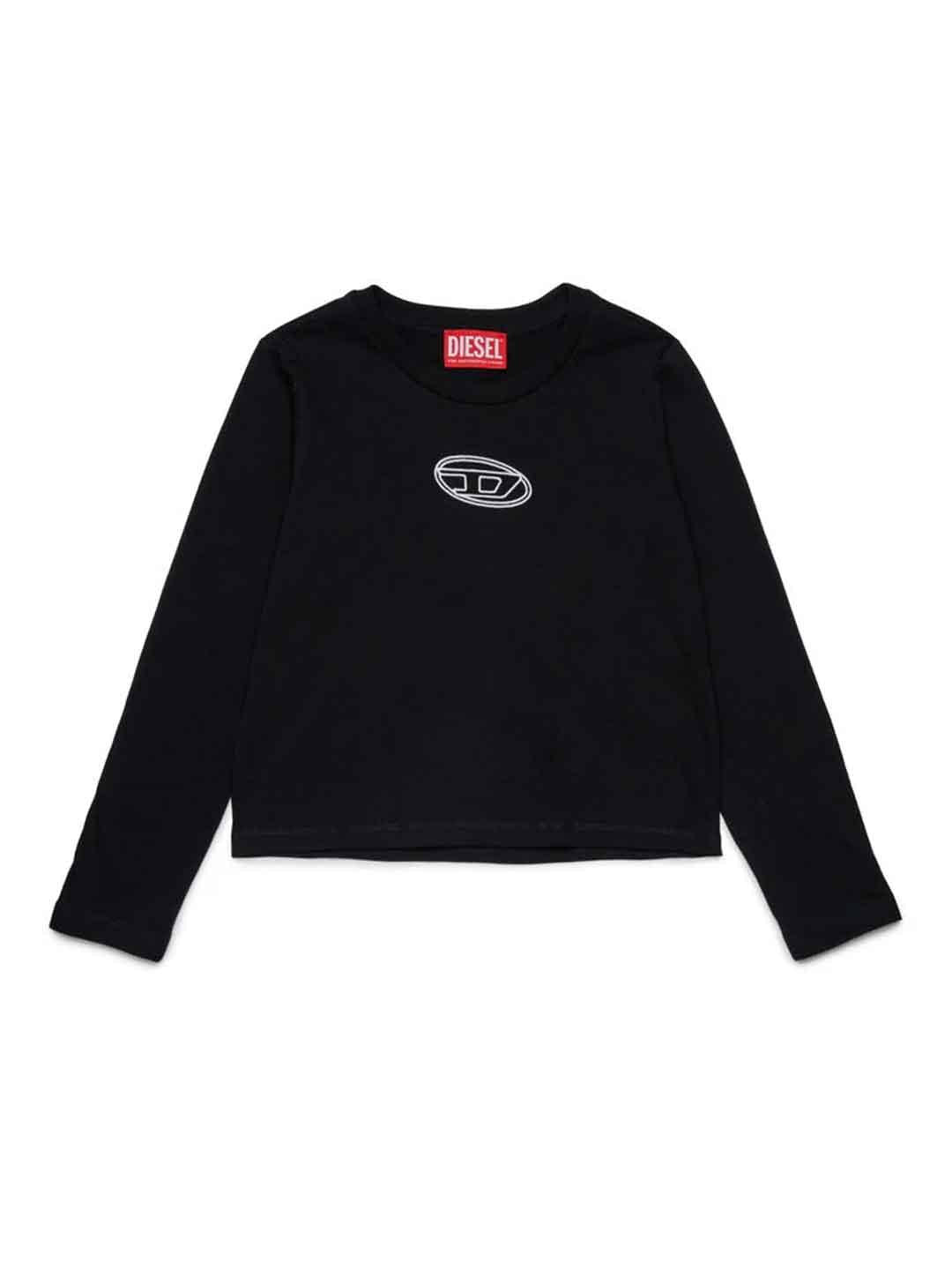 Diesel Tivalsyls t-shirt nero J02431 00YI9 NERO DIESEL 