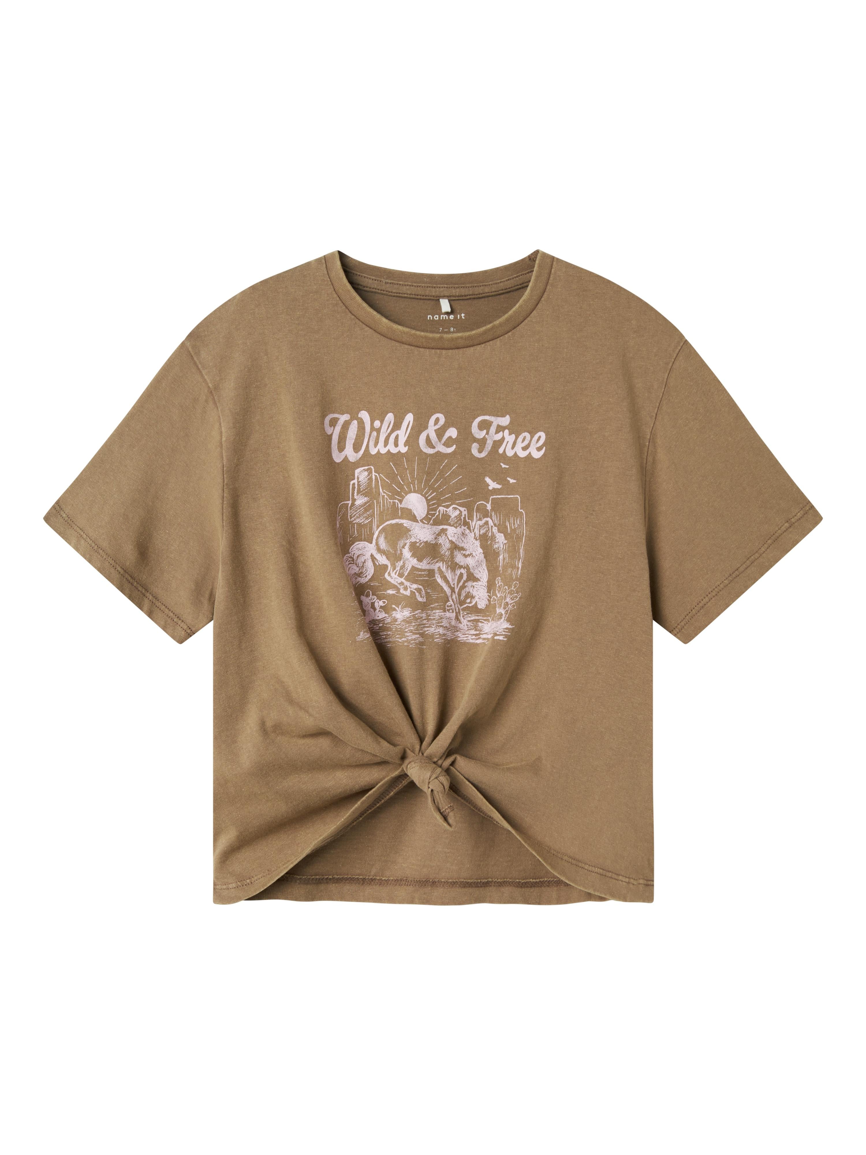 Name It t-shirt kids verde con stampa cavallo 13243214 VERDE NAME IT 