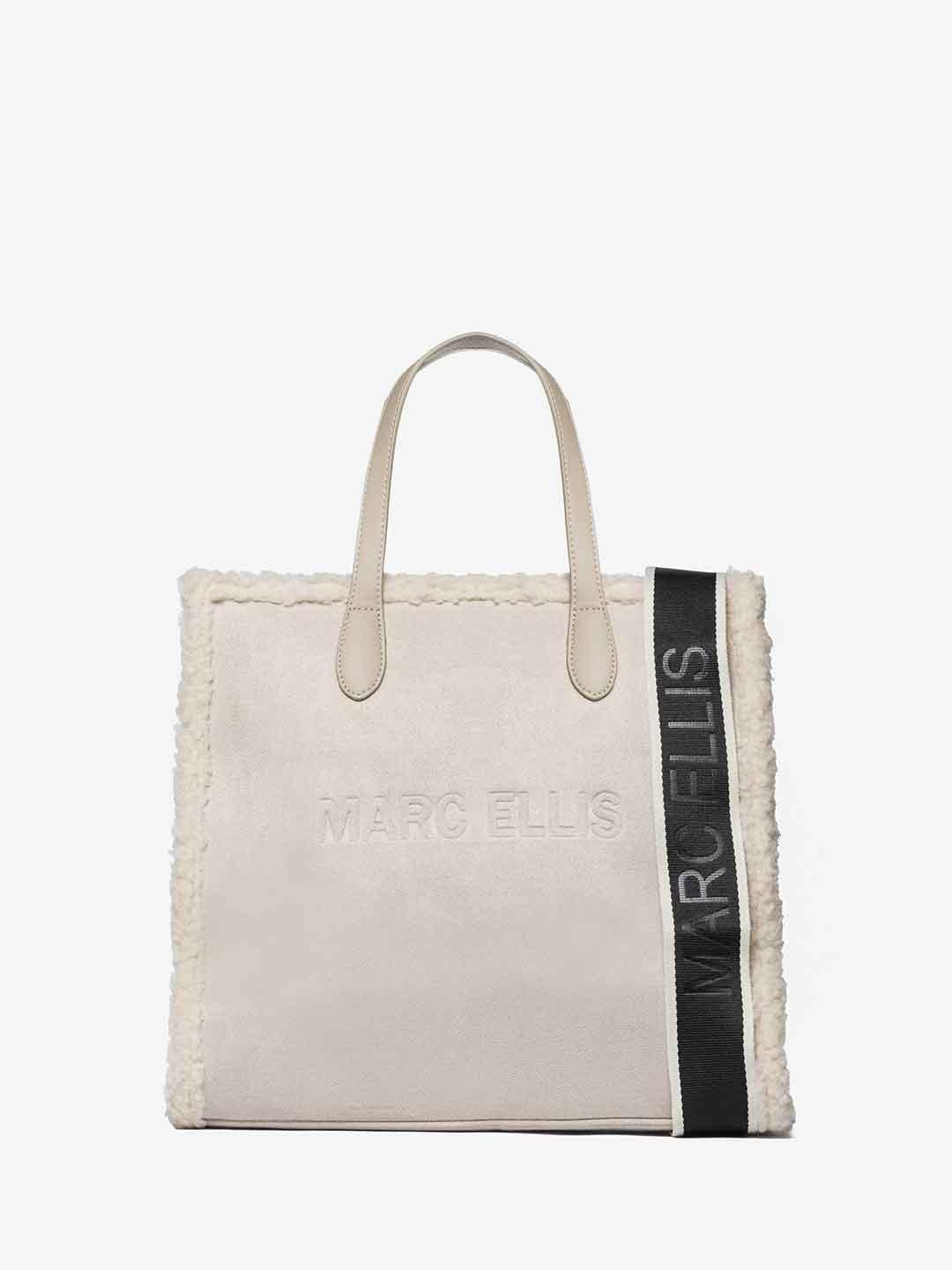 Marc Ellis Buby Suede L borsa beige BUBY SUEDE L BEIGE MARC ELLIS 