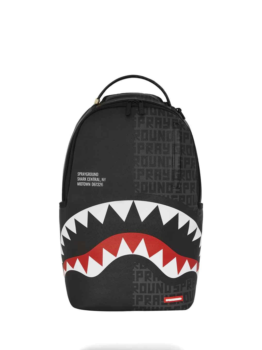Sprayground Shark Central Split Infinity zaino nero 910B6249NSZ NERO SPRAYGROUND 