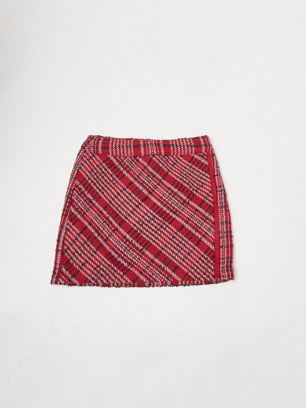 Vicolo kids mini gonna tartan 3142G0968 ROSSO VICOLO 