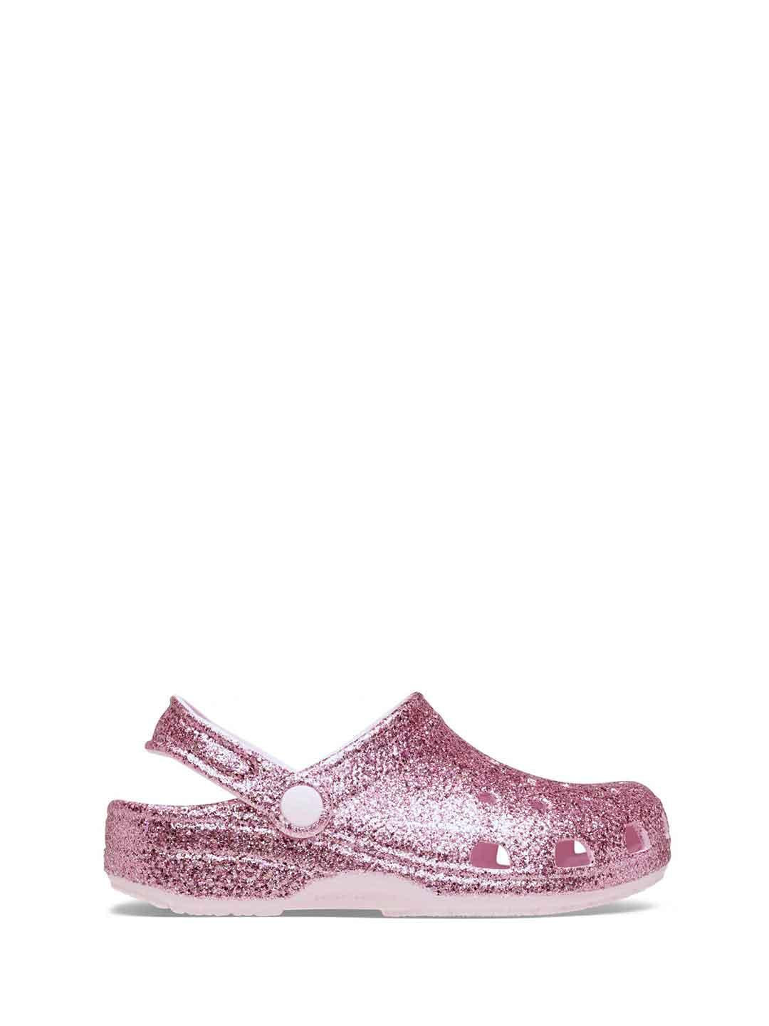Crocs Classic Chunky Glitter Clog sabot kids rosa 28-35 211939 ROSA CROCS 