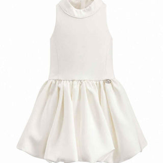 Fun & Fun abito kids bianco con fiocchi sul retro 2-8 anni FNCBDR02844 BIANCO FUN & FUN 
