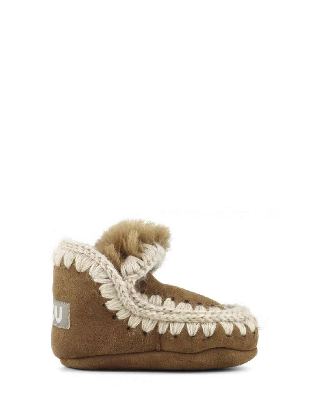 Mou Eskimo Stivali kids cuoio in suede FI101000A CUOIO MOU 