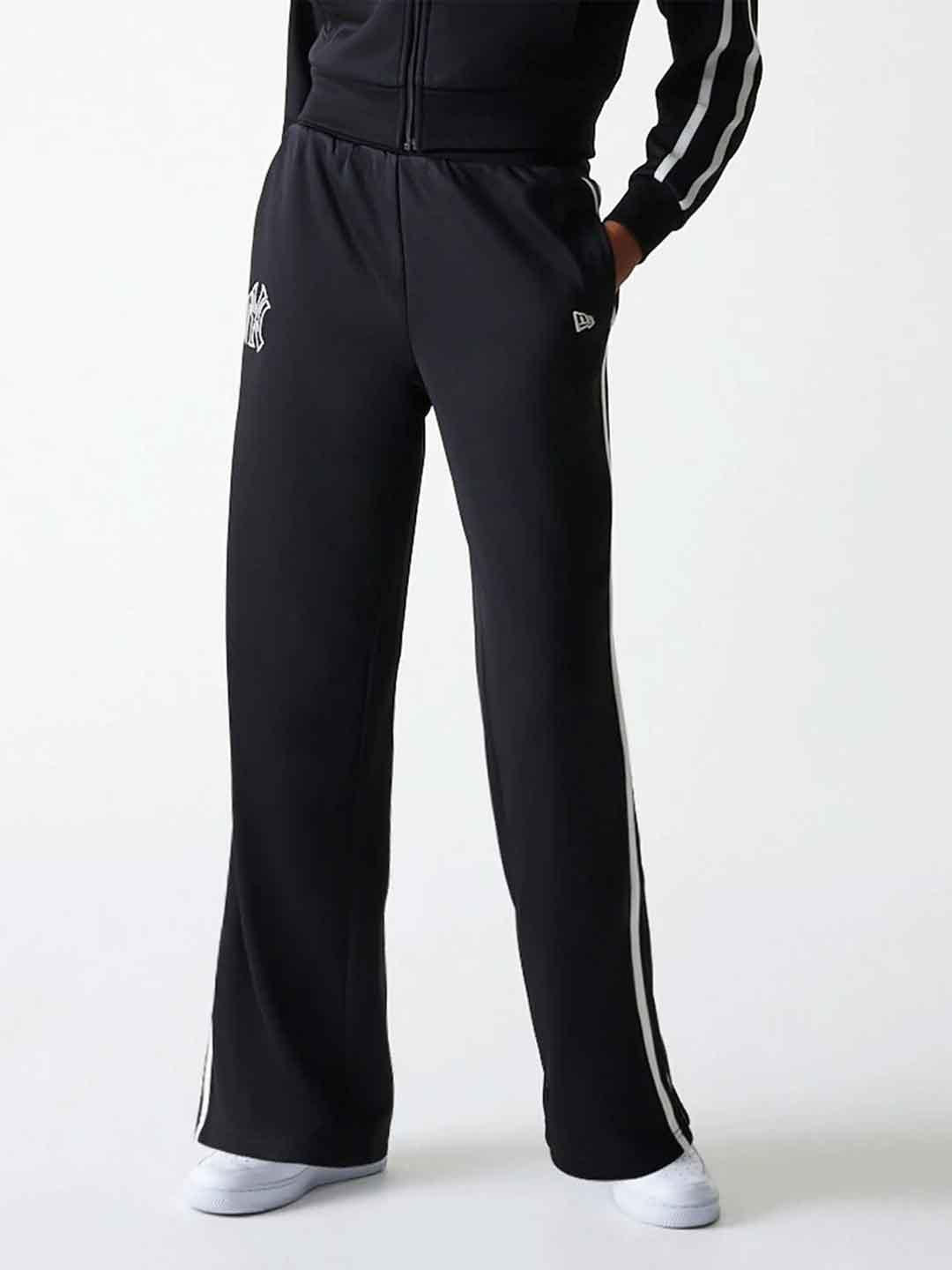 New Era pantalone nero NY con logo bianco 60684424 NERO NEW ERA 