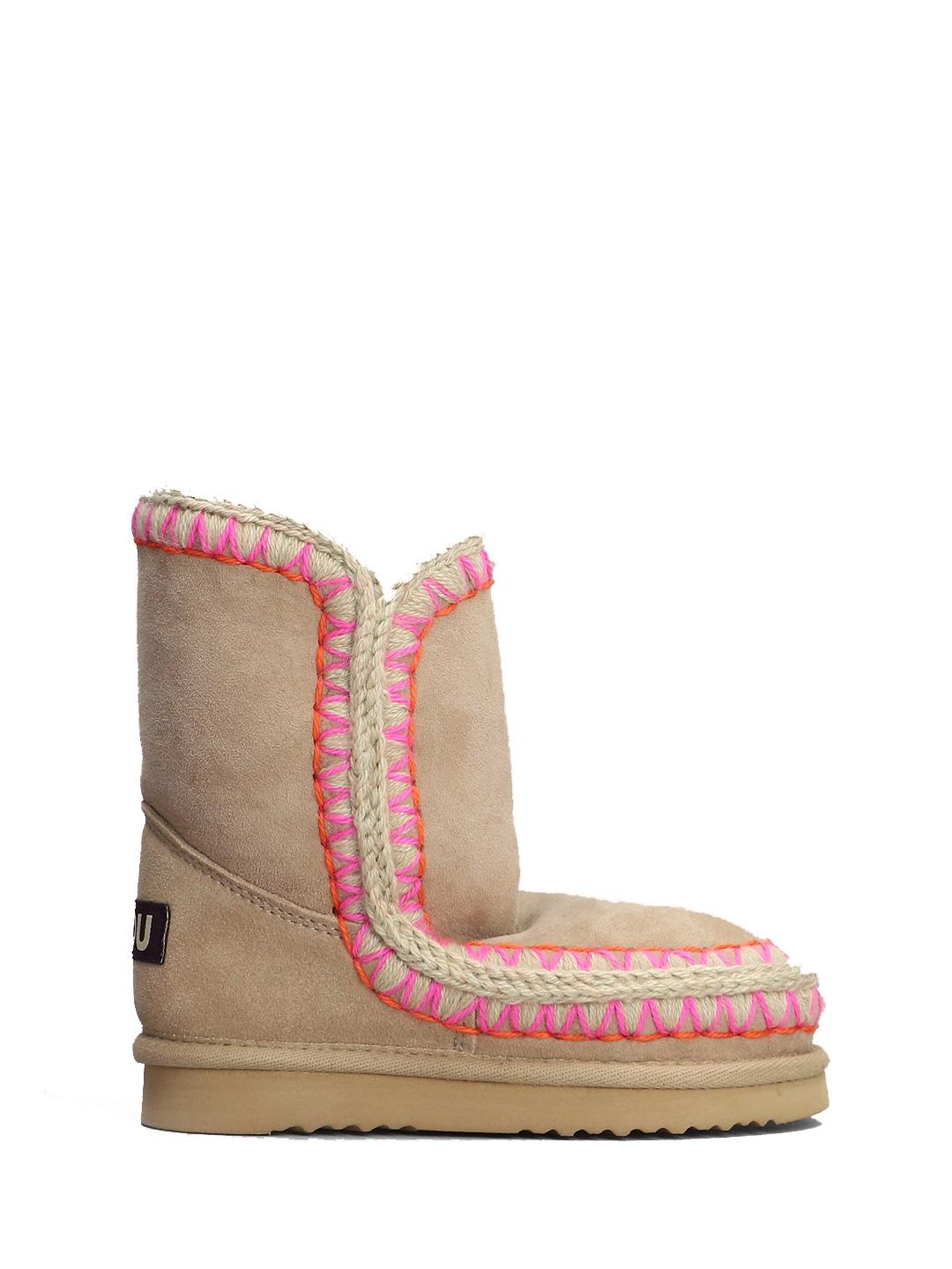 Mou Eskimo Kid Overstitching stivali kids beige FK101041AK BEIGE MOU 