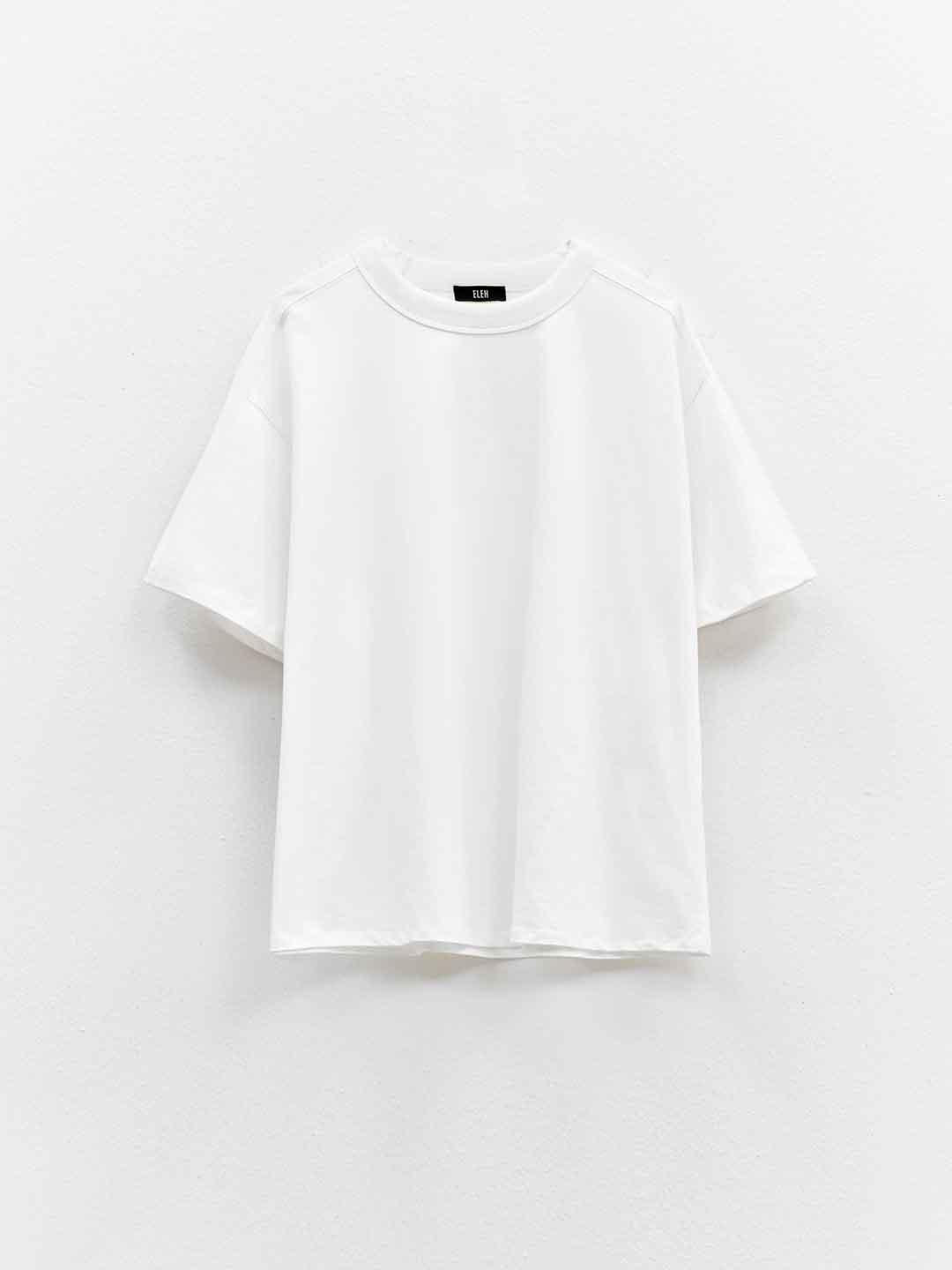 Eleh t-shirt bianco basic 0256 BIANCO ELEH 