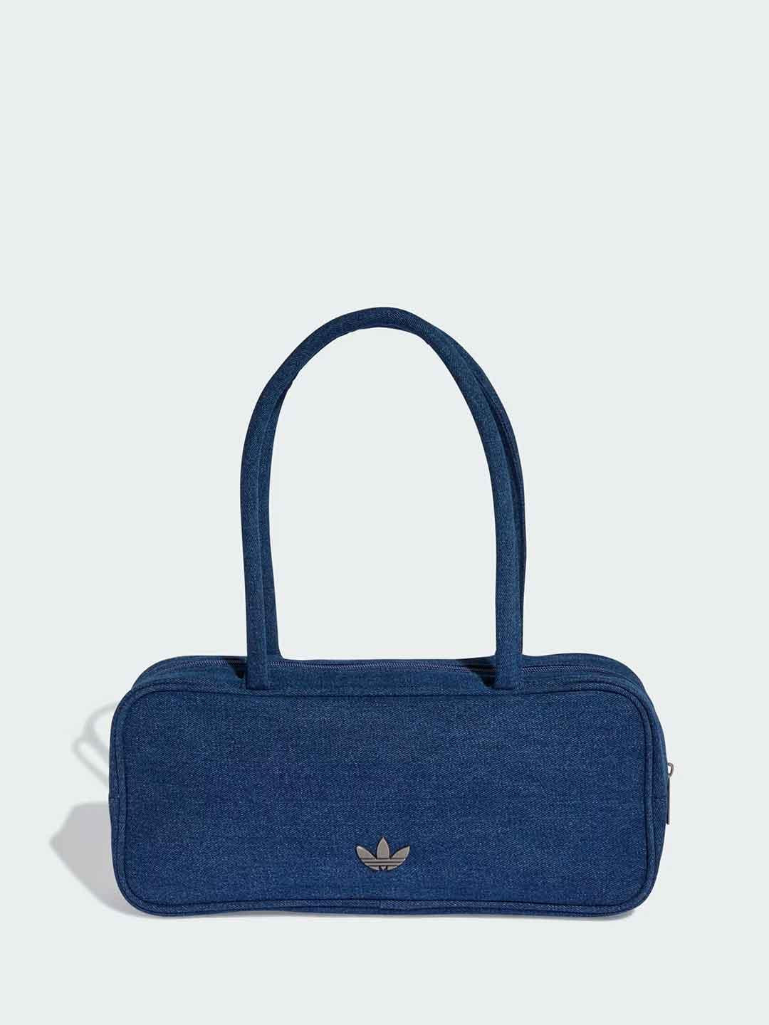 Adidas Adicolor borsa in jeans ovale KD7875 JEANS ADIDAS 