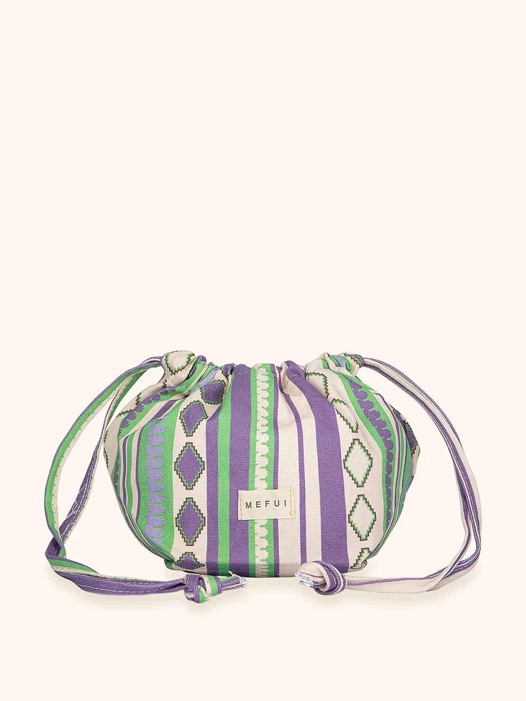 Me Fui pochette verde a fantasia MA26-SW0018X34 VERDE ME FUI 