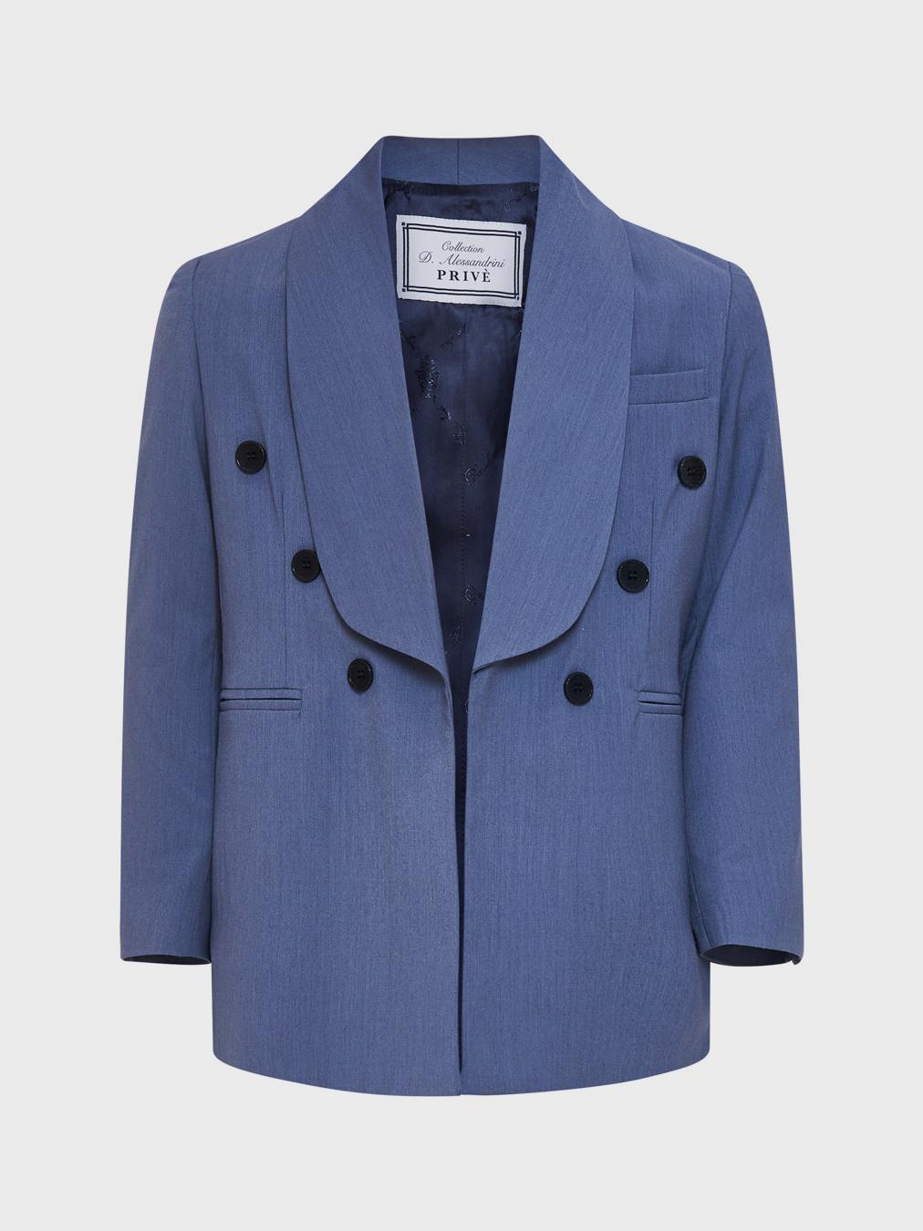Daniele Alessandrini kids giacca elegante azzurro 1235J1296 AZZURRO DANIELE ALESSANDRINI 
