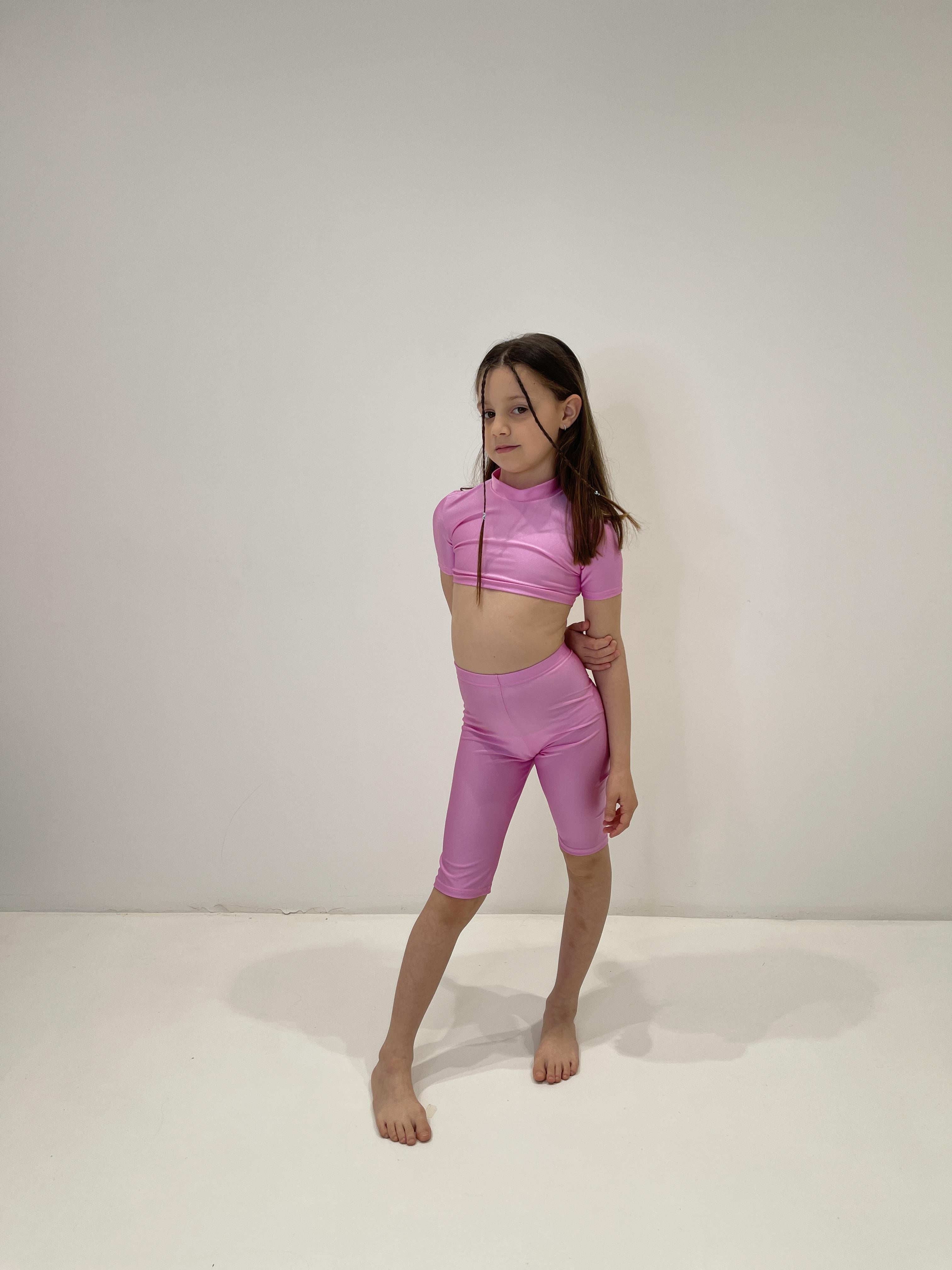 Island Coco leggings kids rosa ciclista AB-ICJ10 ROSA ISLAND COCO 