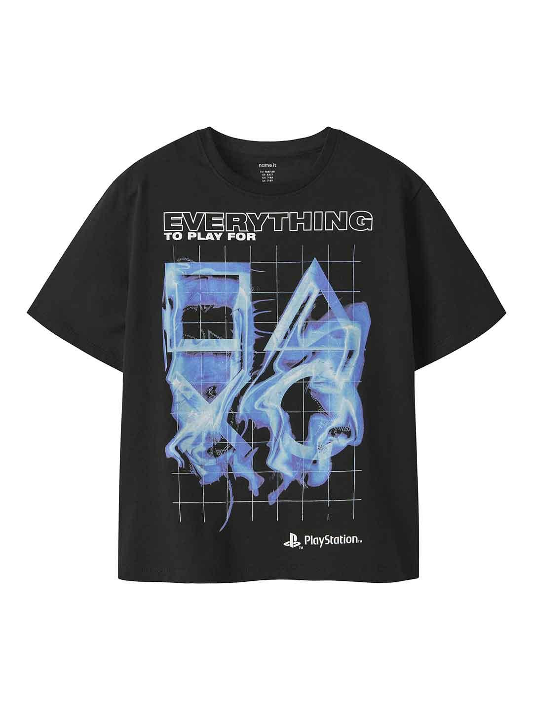 Name It t-shirt kids nero grafica Playstation 13254202 NERO NAME IT 