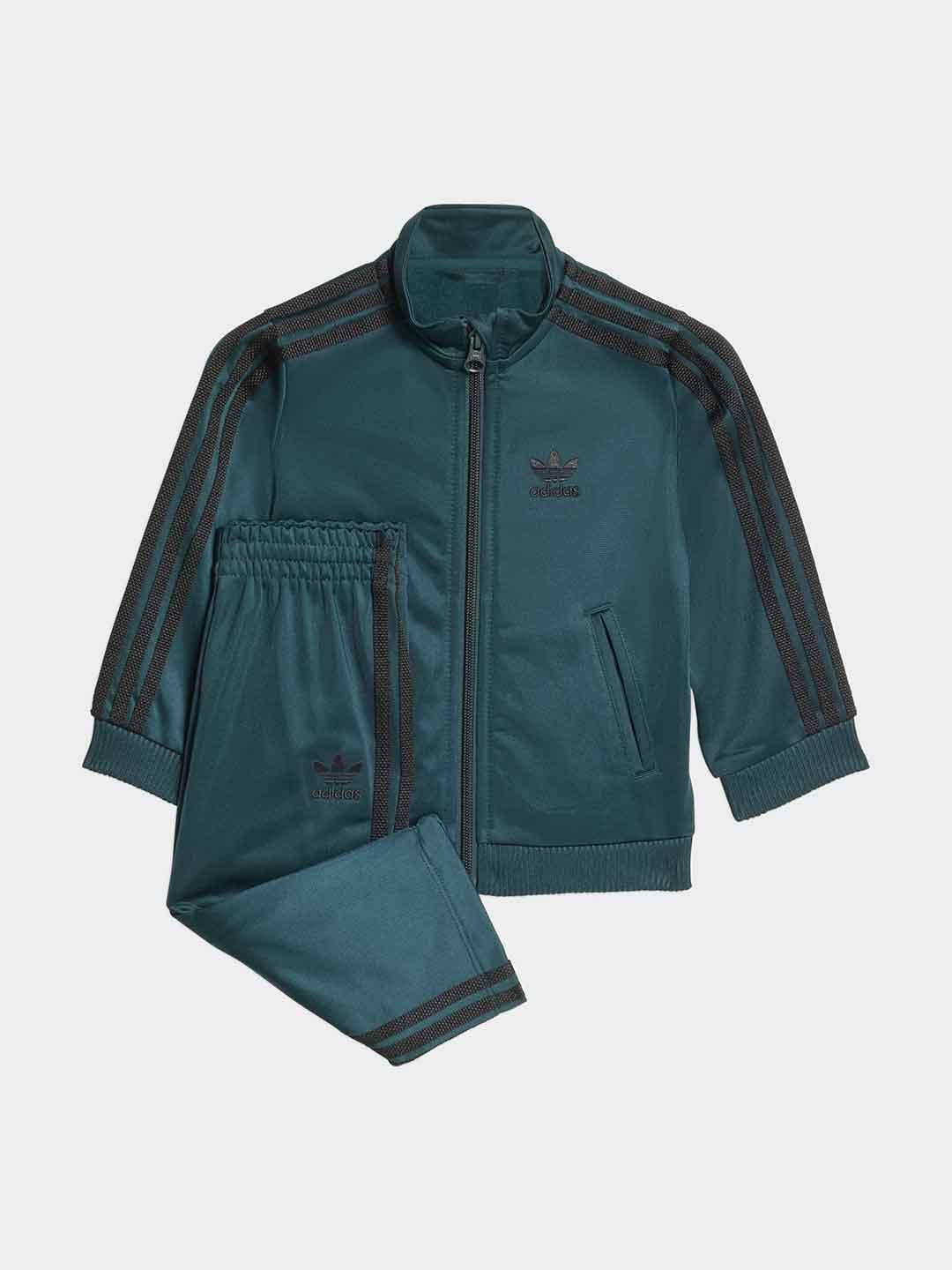 Adidas coordinati kids verde e nero JY0025 VERDE ADIDAS 