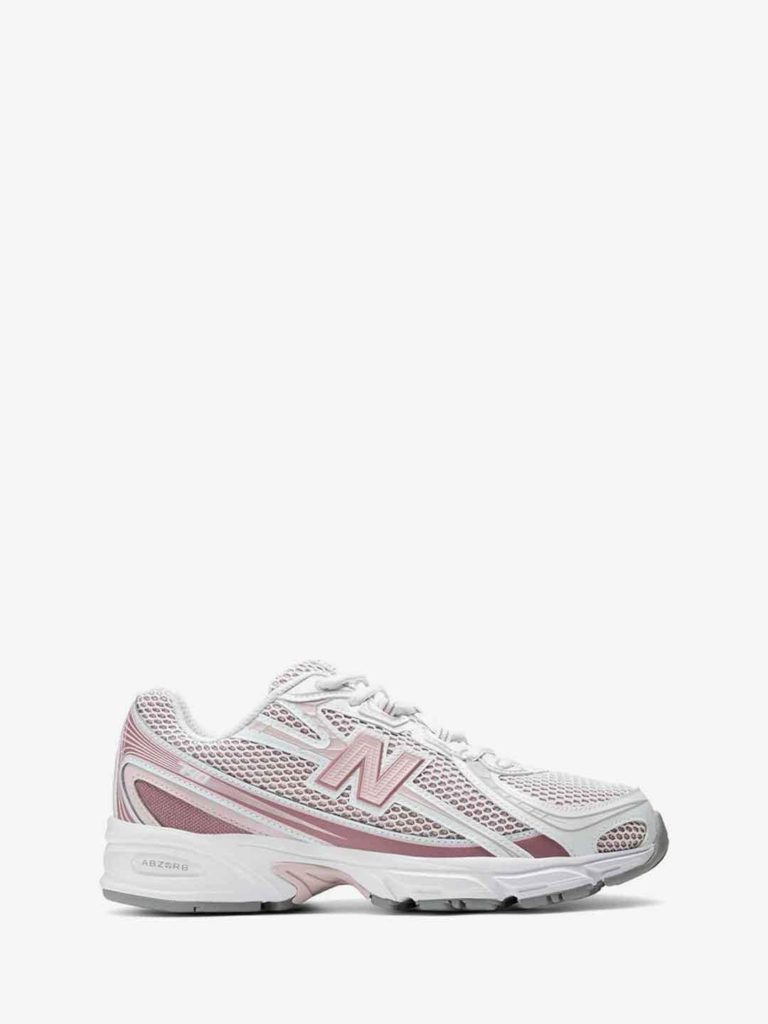 New Balance 740 sneakers bianco e rosa U74078Z BIANCO NEW BALANCE 