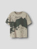 Name It t-shirt kids beige effetto pittura