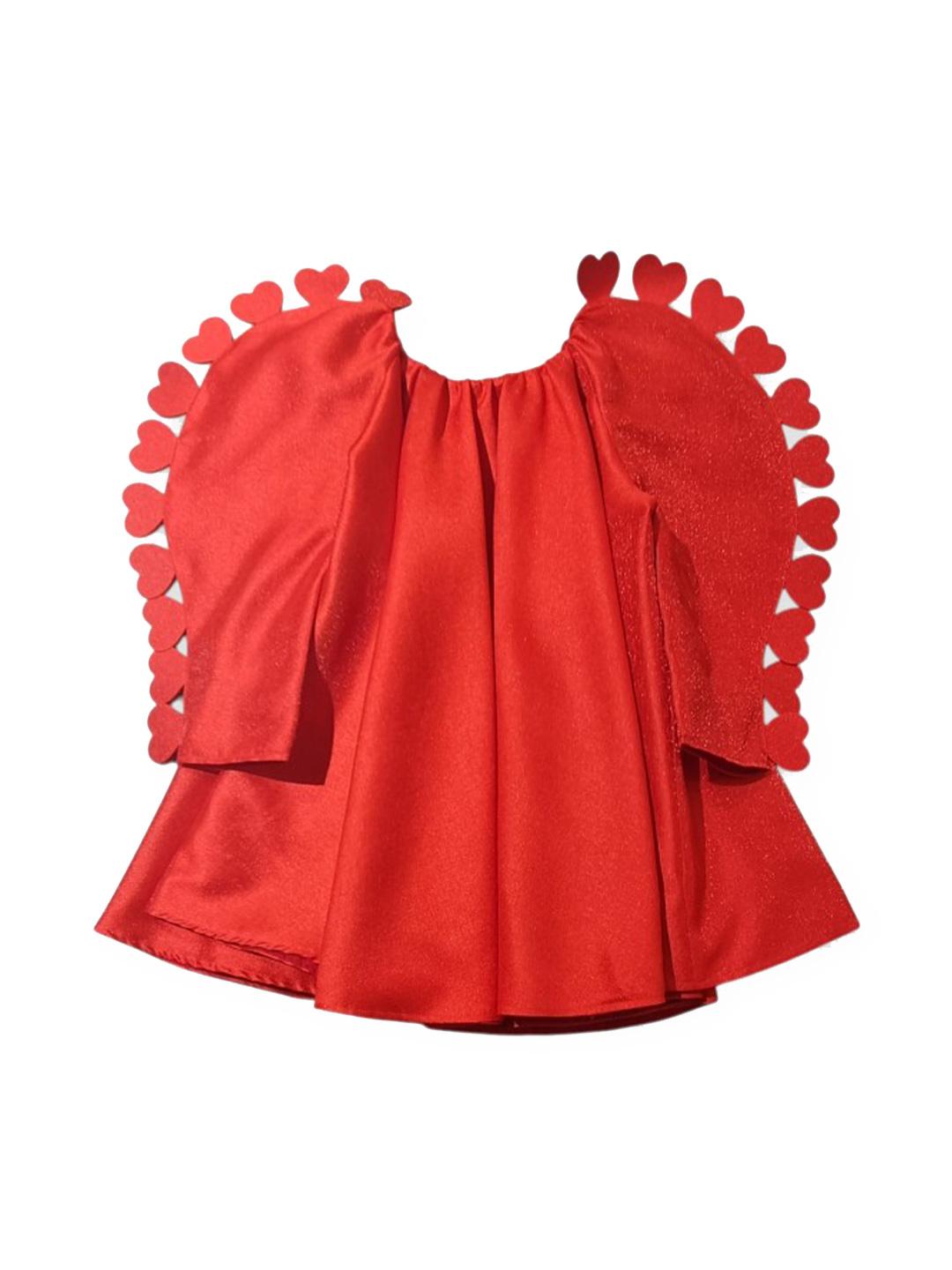 Coco et Mamà abito kids rosso con cuori CHRISTMAS JUNIOR ROSSO COCO' ET MAMA' 
