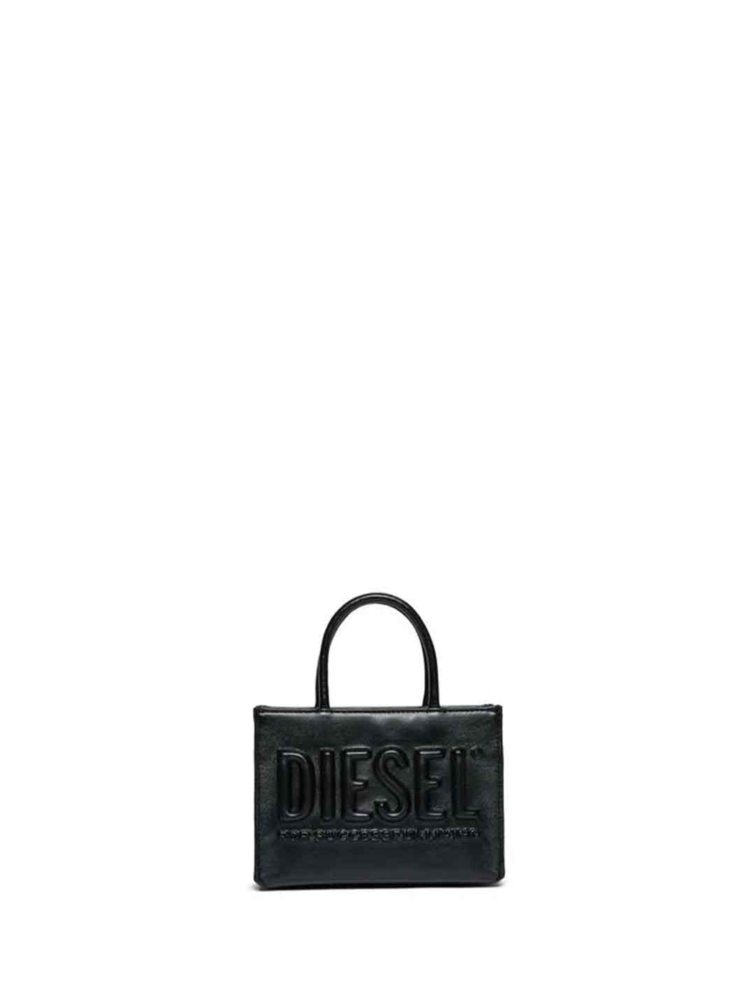 Diesel Dsl 3D borsa nero mini J02529 P8073 NERO DIESEL 