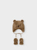 Name It kids marrone set guanti e cappello